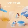 JDICTION Silicone Measuring Cups for Resin, Resin Supplies with 600&100ml Cups, Resin Mixing Cups, Silicone Stir Sticks, Epoxy Mixing Cup - 4 of 4