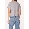 Women's Split Neck Short Sleeve Boxy Raglan Tee - bobi - 2 of 3