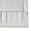 Dsvimoy Curtain Panel Basketweave Room Darkening Cordless Roman Shade for Home Living, Off-White, 11.42"*4.4"*7.48" - 3 of 4