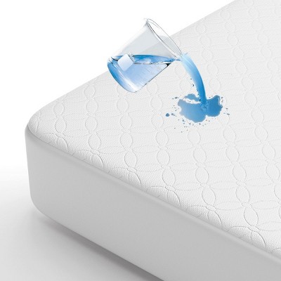 Swtroom Mattress Protector Mattress Pad Cover Waterproof Soft Air Fabric Deep Pocket 8-18in