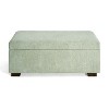 Christopher Knight Home Kalysta Contemporary Rubberwood Upholstered Rectanglar Storage Ottoman - 2 of 4