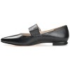 Journee Signature Womens Genuine Leather Emerence Loafer Pointed Toe Slip On Flats Black 6.5 - 2 of 4