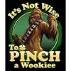 Boy's Star Wars St. Patrick's Day It's Not Wise To Pinch A Wookie Pull Over Hoodie - 2 of 4