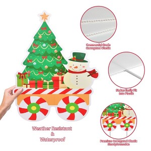 Nifti Nest 4 PCS Christmas Train Yard Signs - 1 of 4