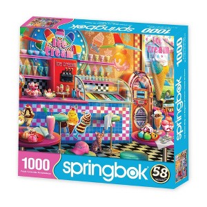 Springbok Ice Cream Shop Jigsaw Puzzle - 1000pc - 1 of 4