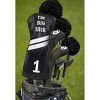 IZZO "The Big Stick" Golf Club Leather Driver Headcover - Black - 2 of 2