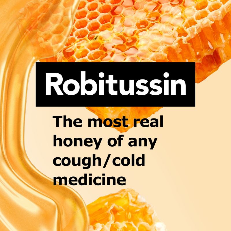 Robitussin Cough + Chest Congestion DM MAX Relief Liquid - Dextromethorphan - Honey - 8 fl oz, 5 of 14