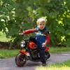 Aosom Kids Motorcycle with Training Wheels, 6V Battery-Operated Motorbike for Kids with SIngle-Button Start, Headlight, for 18-48 Months - 3 of 4