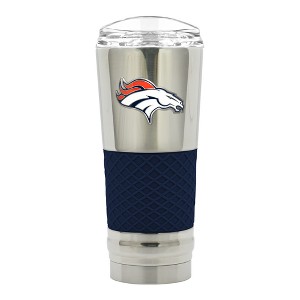 NFL Denver Broncos 24oz Draft Tumbler with Chrome Finish - 1 of 3