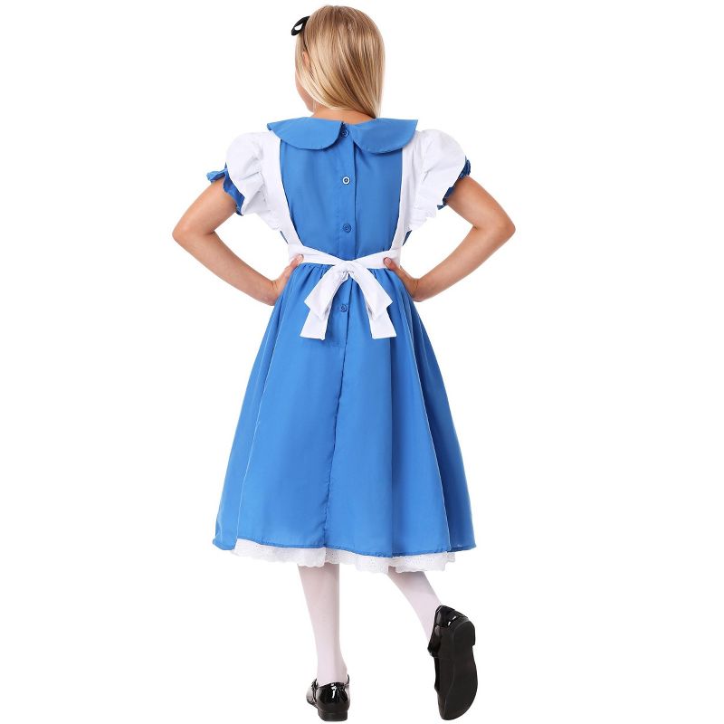 HalloweenCostumes.com Girls Alice in Wonderland Deluxe Costume Dress., 4 of 12