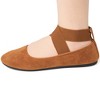 Alpine Swiss Peony Womens Ballet Flats Elastic Ankle Strap Shoes Slip On Loafers - Order 1 size up Runs Small - 4 of 4