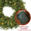 Casafield Artificial Christmas Wreath for Front Door, Window or Mantel, Green Fir Indoor/Outdoor Holiday Décor - 3 of 4