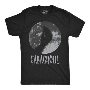 Mens Funny T Shirts Gabaghoul Sarcastic Halloween Graphic Novelty Tee For Men - Crazy Dog Men's T Shirt - 1 of 4