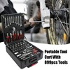 899pcs Home Repair Tool Set Kit, Toolbox Storage Case with 4 Drawers, General Household Tool Kit with Rolling Tool Box - 4 of 4