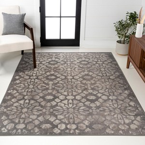 JONATHAN Y Roma Ornate Geometric Tile Area Rug - 1 of 4