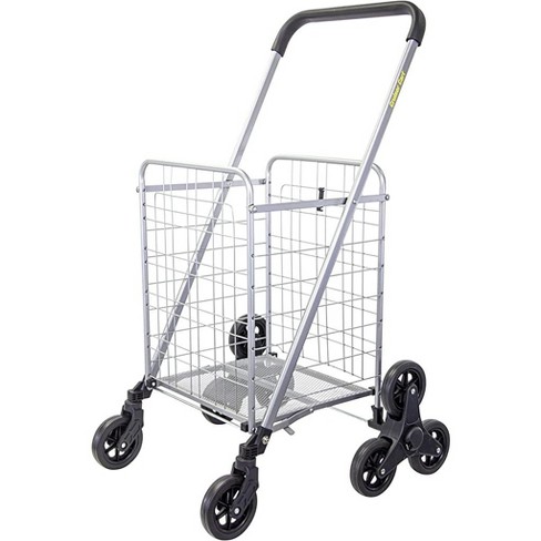 Costway Folding Shopping Cart Grocery Utility Cart Hand Truck with