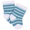 Gerber Baby Boys' 8-Pack Jersey Wiggle Proof® Socks Space- 3-6 Months - 4 of 4