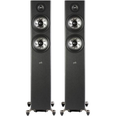 Polk Audio R600BK Reserve R600 Floorstanding Loudspeaker (Black, Single)