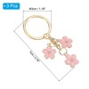 Unique Bargains Cute Flower Women Gifts Pendant Keychain for Purse Decor - 2 of 4