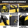 Mockins 20 Cu Ft. Yellow Weatherproof Cargo Carrier Bag (60"x20"x28.5") with Waterproof Zipper and Cargo Bag Accessories - 4 of 4