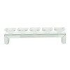 Olivia & May 20" x 5" Glass Candle Holder with Mirrored Base: Luxury Glam Style, Pillar Candle Compatible, Tabletop Elegance - 3 of 4