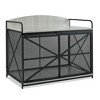Kumasinova Farmhouse Style Dog Crate with Storage Top,Wooden Large Dog House Indoor,Dog Crates for Large Dogs&Medium Dogs,Dog Kennel Furniture - 4 of 4