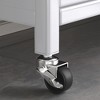 DOMETOUR Metal Storage Shelves Kitchen Storage Cabinets - Bakers Rack Countertop, Microwave Oven Shelf Cabinet, Storage Organizer - 4 of 4