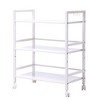 Widened Cart 3-Tier Multi-Function Layer Cart-xm_463w Moveable Storage Rack - 3 of 4