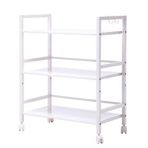 Widened Cart 3-Tier Multi-Function Layer Cart-xm_463w Moveable Storage Rack - 1 of 4