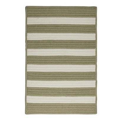 Colonial Mills Portico Braided Rug, Edamame 5'x7', Rectangle Shape