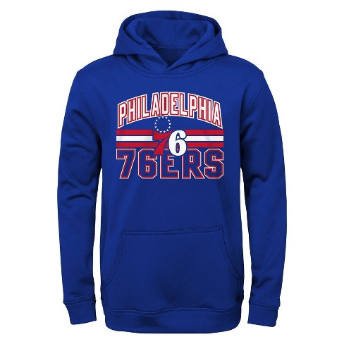 NBA Philadelphia 76ers Youth Poly Hooded Sweatshirt - XS