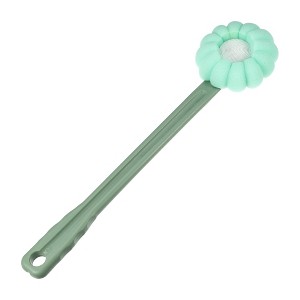 Unique Bargains Long Handle Bath Brush for Shower 14.96" Length 1 Pc - 1 of 4