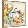 Amanti Art Watercolor Harvest Pumpkin III by Tre Sorelle Studios Canvas Wall Art Print Framed 22 x 22-in. - 3 of 4