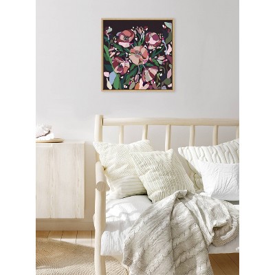Natural Abstract Floral Bouquet Canvas Wall Art, 22" x 22"