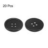 Unique Bargains Sewing Resin Round Flat 4-Hole Replacement Craft Buttons 20 Pcs - 3 of 4