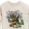 Boys' - Teenage Mutant Ninja Turtles - Raphael Going In Loud Graphic Long Sleeve Fleece Sweatshirt - 2 of 4