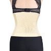 Unique Bargains Mesh Breathable Postpartum Belly Abdominal Shaping Belt Waist Wrapping Shaper Cincher Corset Shapewear Beige X-Large - image 3 of 4