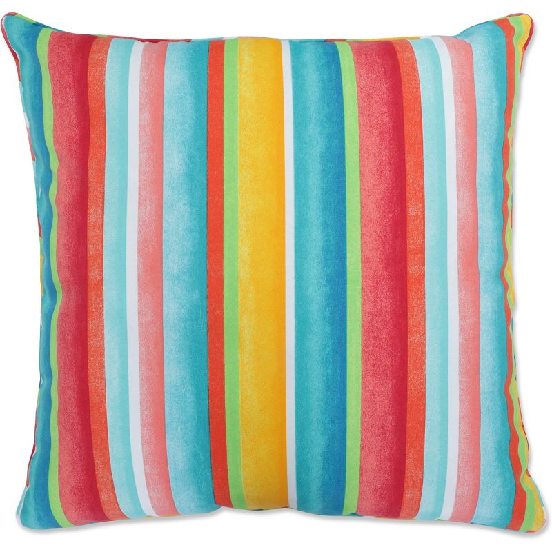25" Outdoor/Indoor Floor Pillow Dina - Pillow Perfect, 1 of 8
