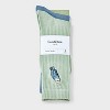 Men's 2pk Casual Crew Socks - Goodfellow & Co™ Green 6-12 - 2 of 3