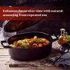 Alva Nori Enameled Cast Iron Dutch Oven with Lid 6 Qt Nonstick Oval Pot, Non Toxic, Compatible with All Stovetops, Oven Safe & Induction Safe - 2 of 4