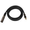 Monoprice XLR Male to RCA Male Cable - 15 Feet - Black | With E21Gold Plated Connectors | 16AWG Shielded Twisted Pair Oxygen-Free Copper Braid - 4 of 4