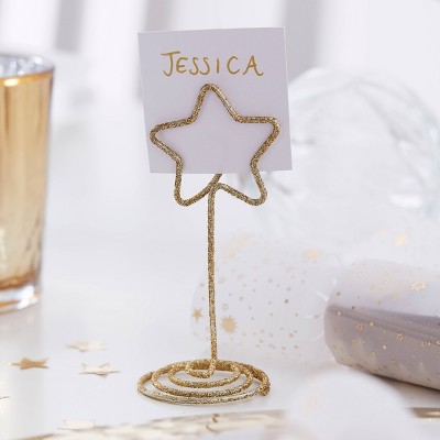 gold place card frames