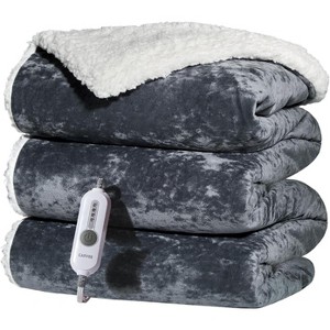 Heated Blanket, Soft Electric Blanket with 4 Heat Levels & 4H Auto Off, Machine Washable, ETL Certified with Overheat Protection - 1 of 4