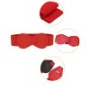 INSPIRE CHIC Women's Interlock 8-shaped Faux Leather Buckle Elastic Belt 1 Pc - 2 of 4