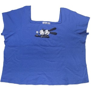 Disney Parks Disney100 Oswald and Ortensia Short Sleeve Blue T-Shirt 3XL - 1 of 3