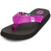 Floopi Women's Bella Yoga Mat Thong Flip Flop - 6, Purple - 2 of 4