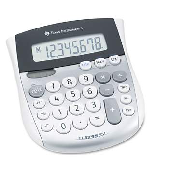 Texas Instruments TI-1795SV Minidesk Calculator 8-Digit LCD TI1795SV