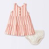 Baby Girls' Striped Dress - Cloud Island™ - 2 of 4