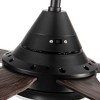 YUHAO 48 in. Indoor Modern Contemporary ABS Blades Integrated Dimmable LED Ceiling Fan with Light and Remote Control - 4 of 4