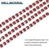 Unique Bargains Bags Clothing Decoration Crystal Rhinestone Sew on Close Claw Chain Trim - 3 of 4